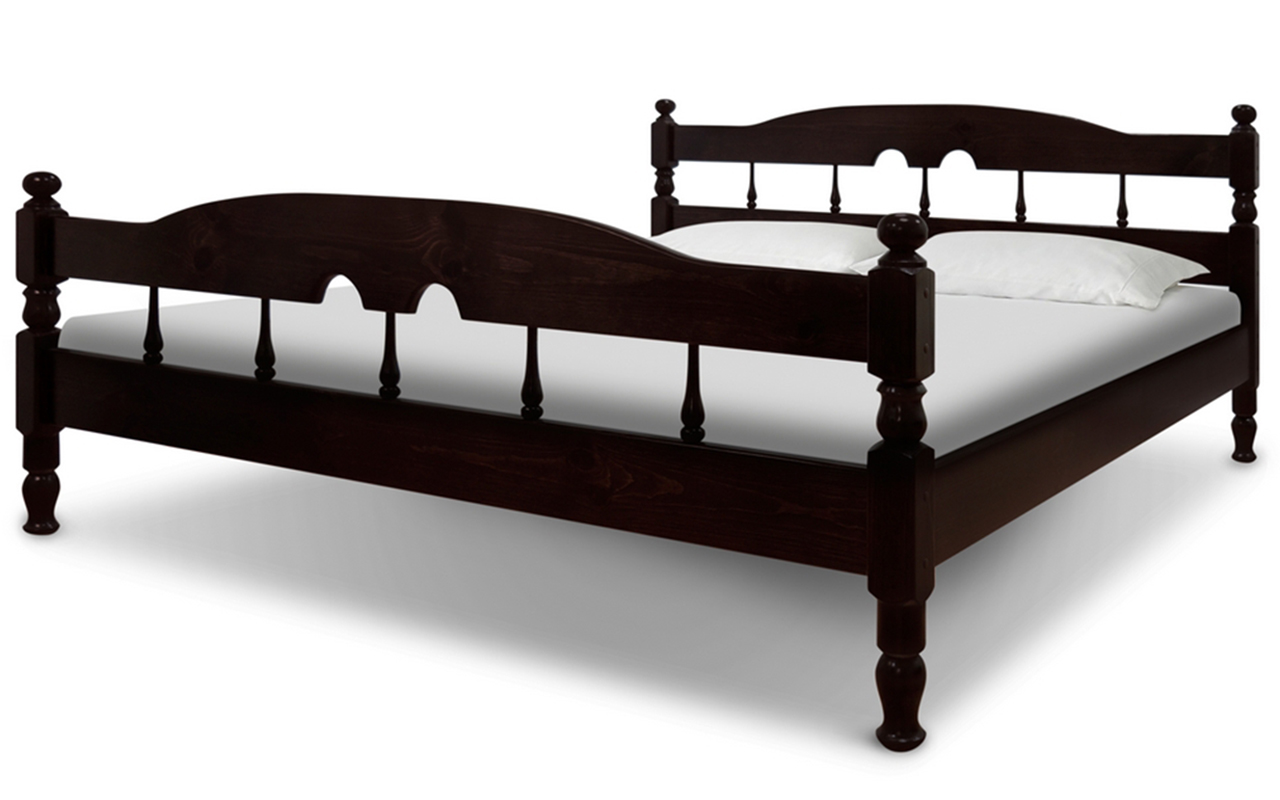 фото: Кровать ВМК-Шале Деревянные Гринго 90x190 см